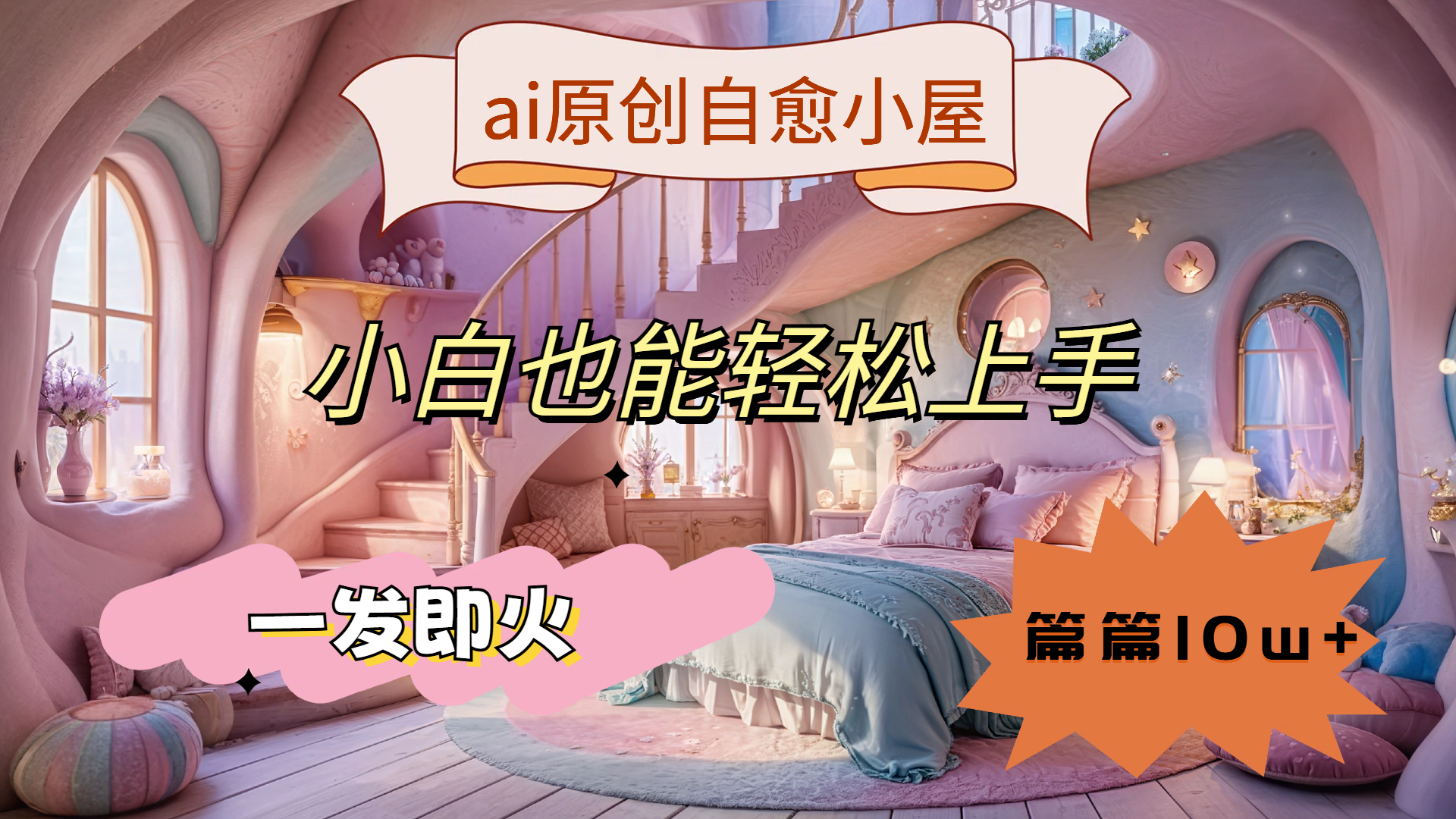 图片[1]创业吧-网创项目资源站-副业项目-创业项目-搞钱项目ai原创治愈小屋，小白也能轻松上手，一发即火，篇篇10w+创业吧-网创项目资源站-副业项目-创业项目-搞钱项目创业吧