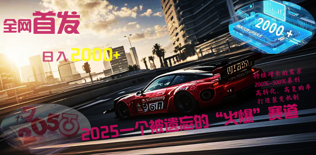 全网首发：2025一个被遗忘的“火爆”赛道轻松日入2000+创业吧-网创项目资源站-副业项目-创业项目-搞钱项目创业吧