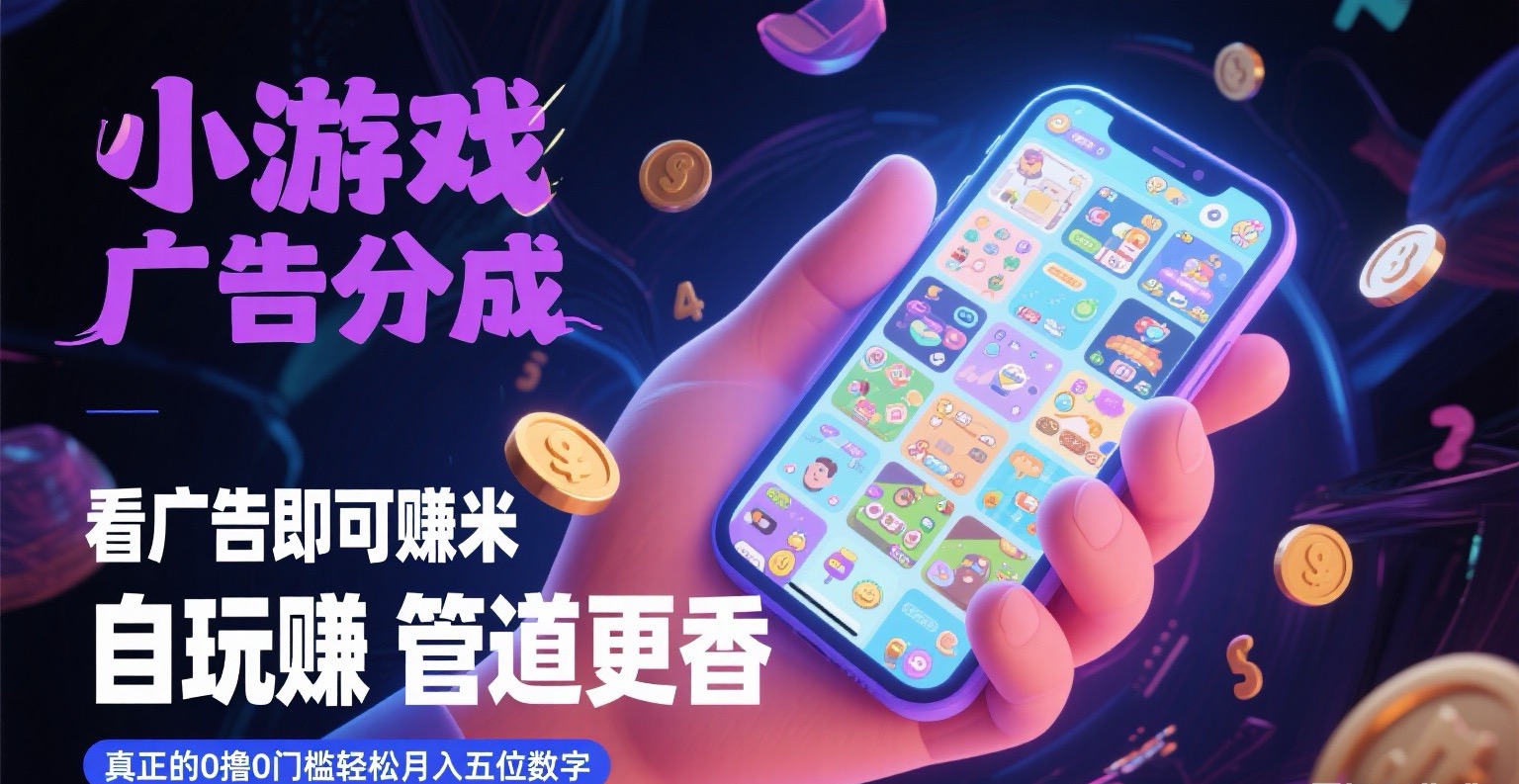 看广告即可赚米 自玩赚 管道更香 真正的零撸零门槛创业吧-网创项目资源站-副业项目-创业项目-搞钱项目创业吧